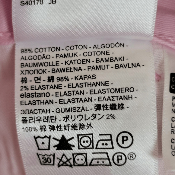 Levi's Pink High Waist Cuffed Shorts 29 Waist (2744) - Picture 5 of 6